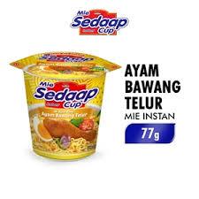 SEDAAP CUP RASA AYAM BAWANG TELUR 77GR