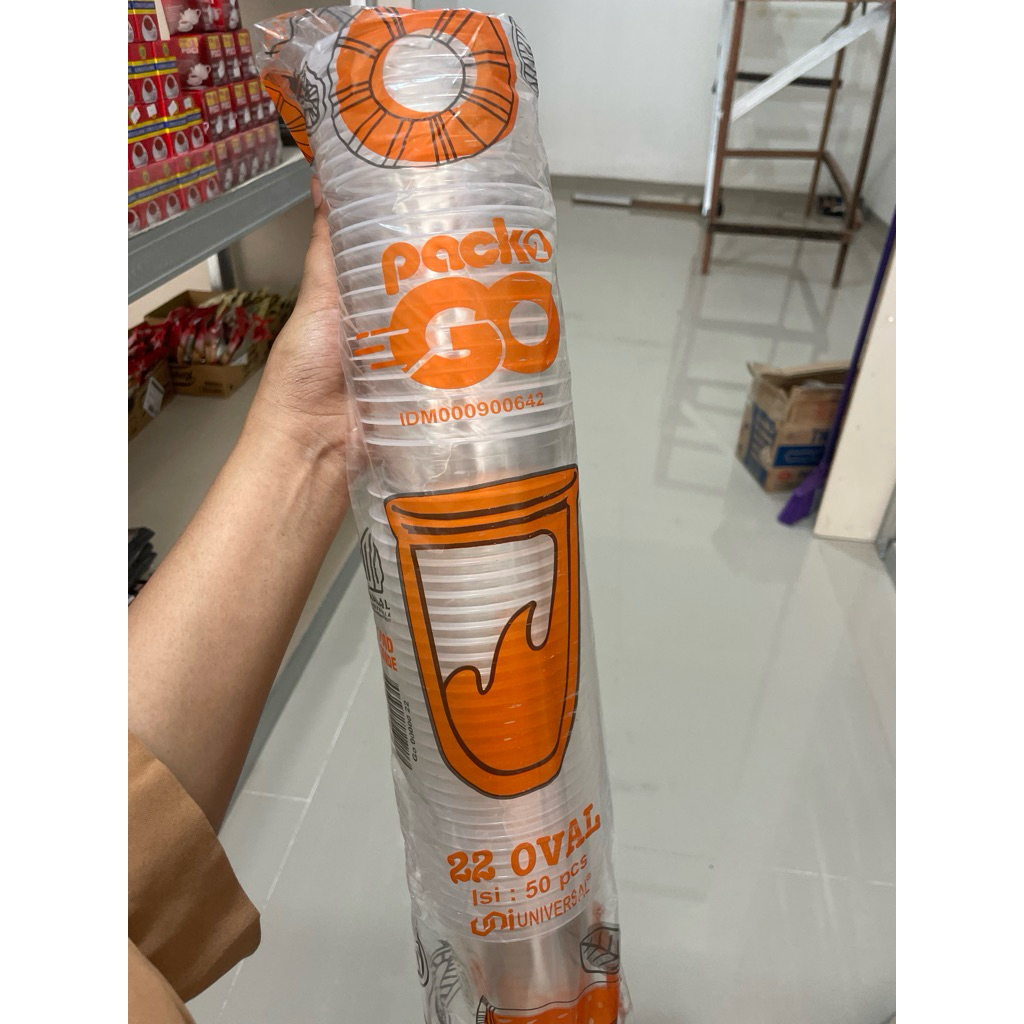 cup 22 oz oval 50pcs