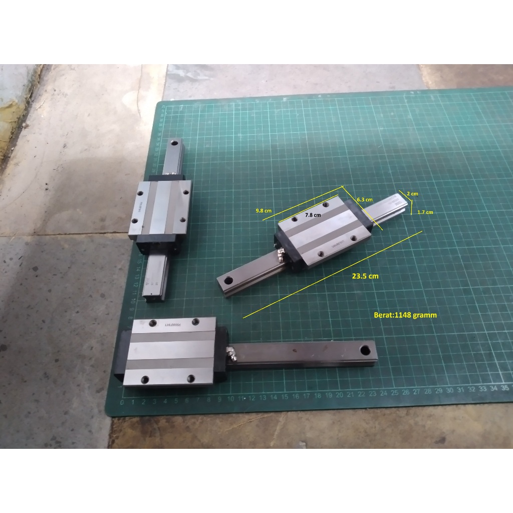 Linear Guide rail & Block LHL Slide big panjang 235mm