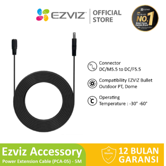Ezviz Power Extension Cable for Security IP Camera CCTV