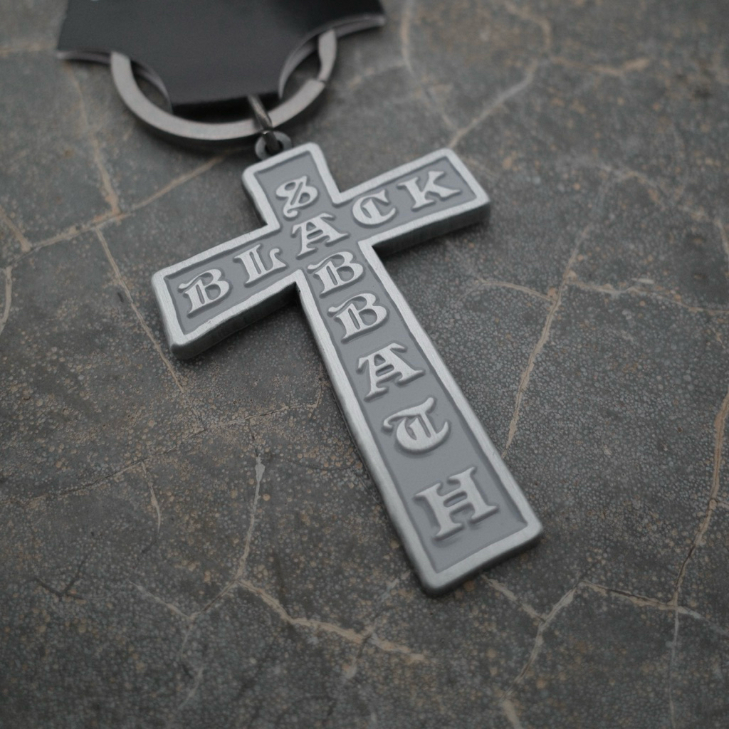 BLACK SABBATH 'CROSS' KEYCHAIN BAND OFFICIAL