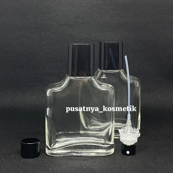 Botol Zaza 50ml Semipress Tutup Hitam