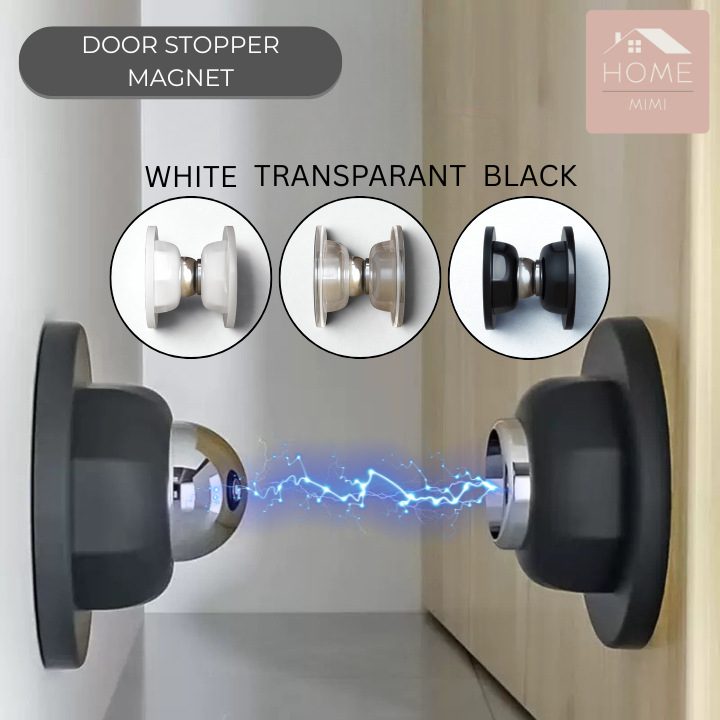 DOOR STOPPER PINTU PENAHAN PINTU MAGNET 2 IN 1 / TAHANAN PINTU MAGNET BESI / STOPPER DOOR MAGNET