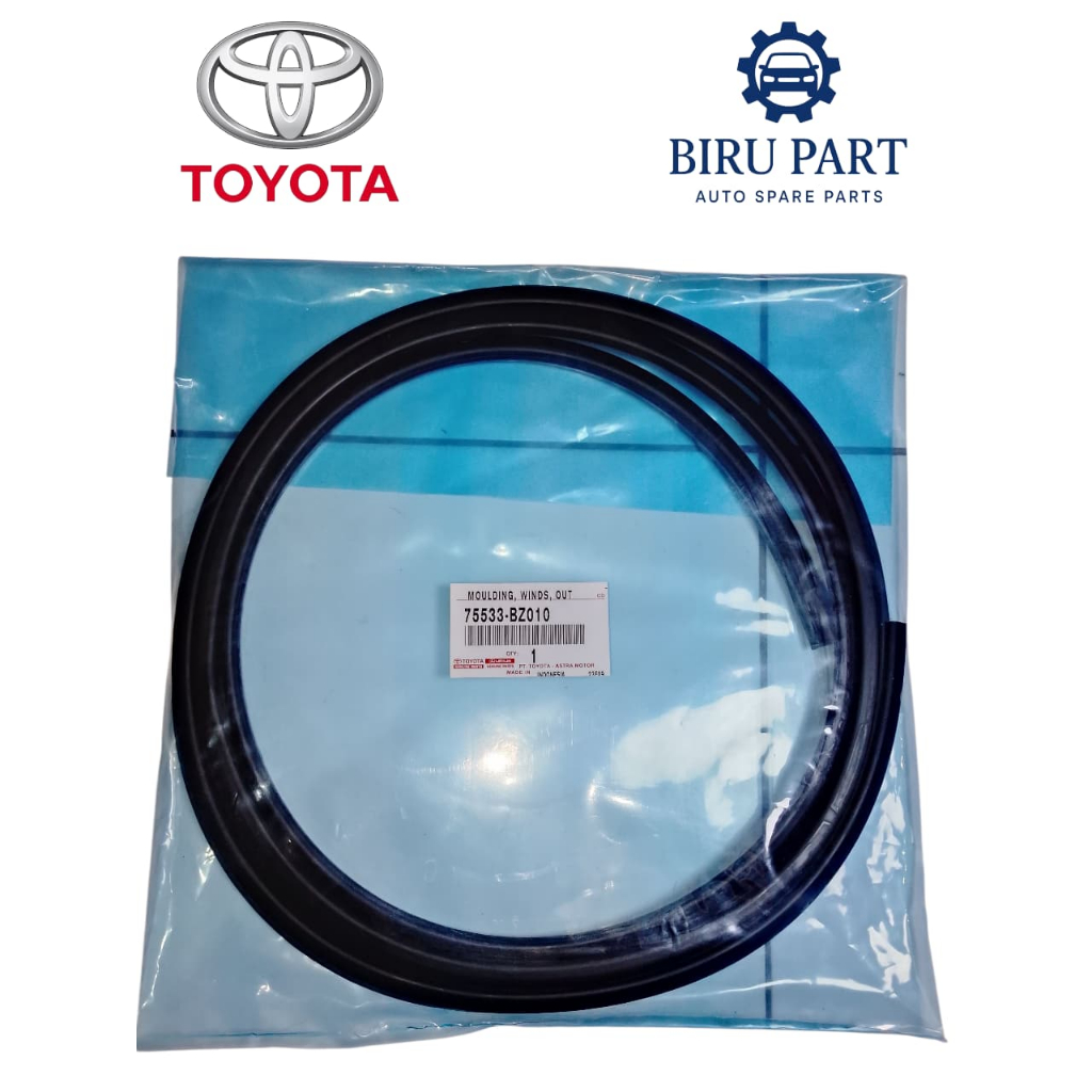Karet List Pelipit Luar Kaca Depan Mobil Toyota Avanza Xenia 75533-BZ010