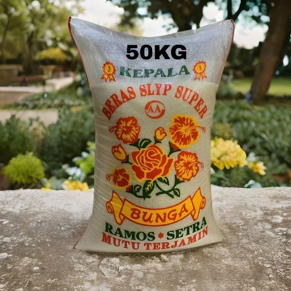 BERAS CAP BUNGA 50KG/45KG/40KG PREMIUM