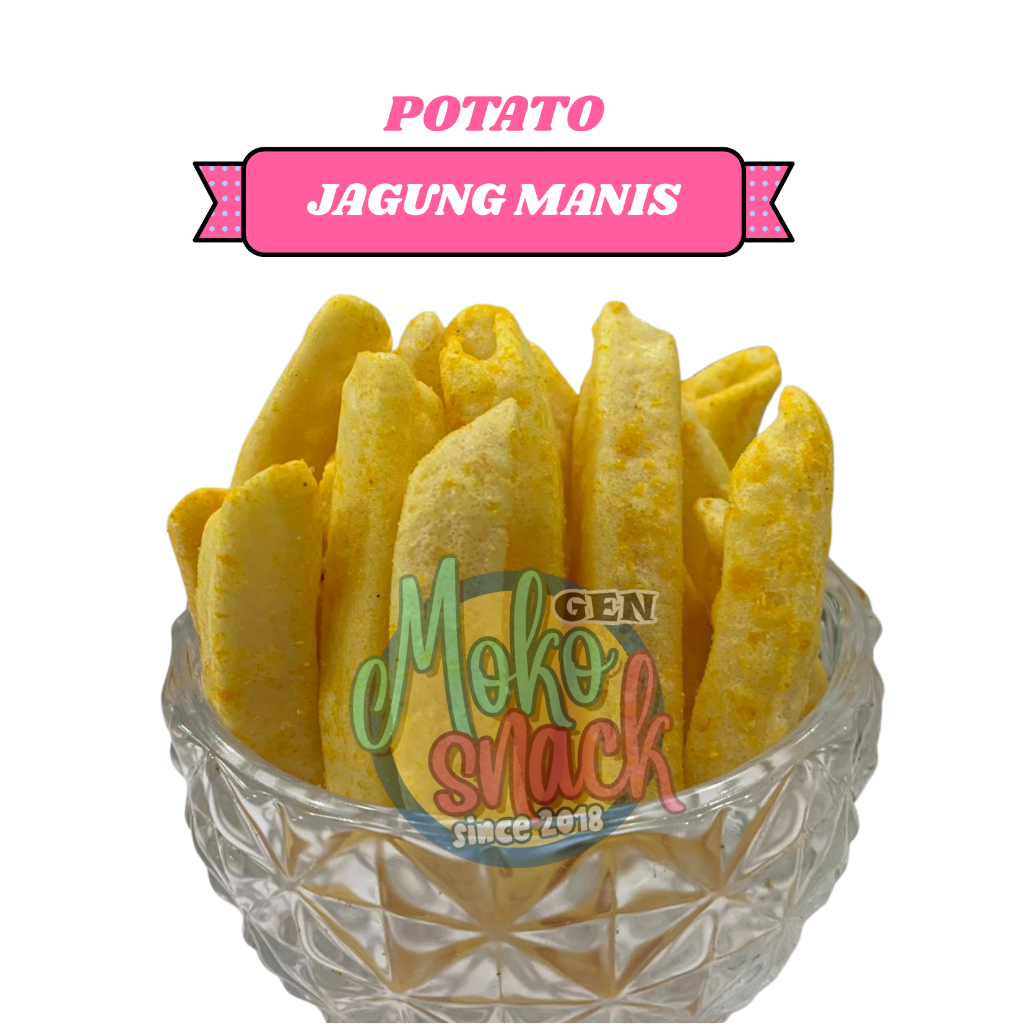 POTATO JAGUNG MANIS | KEMASAN 250gr | SNACK KILOAN