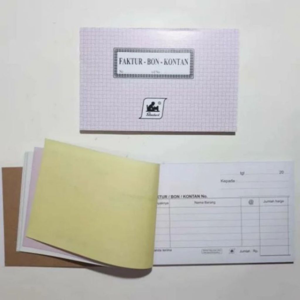 BON FAKTUR STANDARD KECIL 3 RANGKAP / 3 PLY (LANDSCAPE)