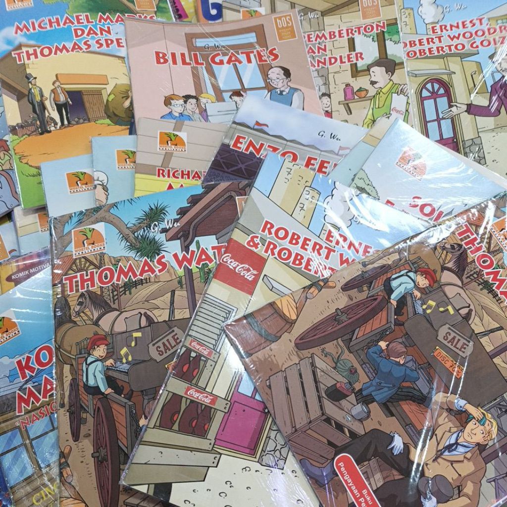 Original. Komik BOS ( Biografi Orang Sukses)