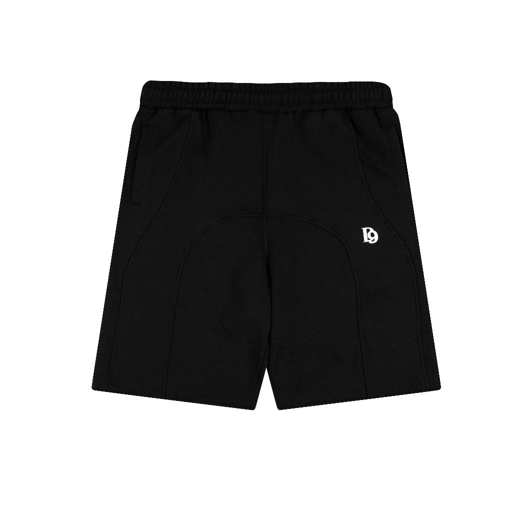 DOLCENT TRIPLE BLACK SWEATSHORT