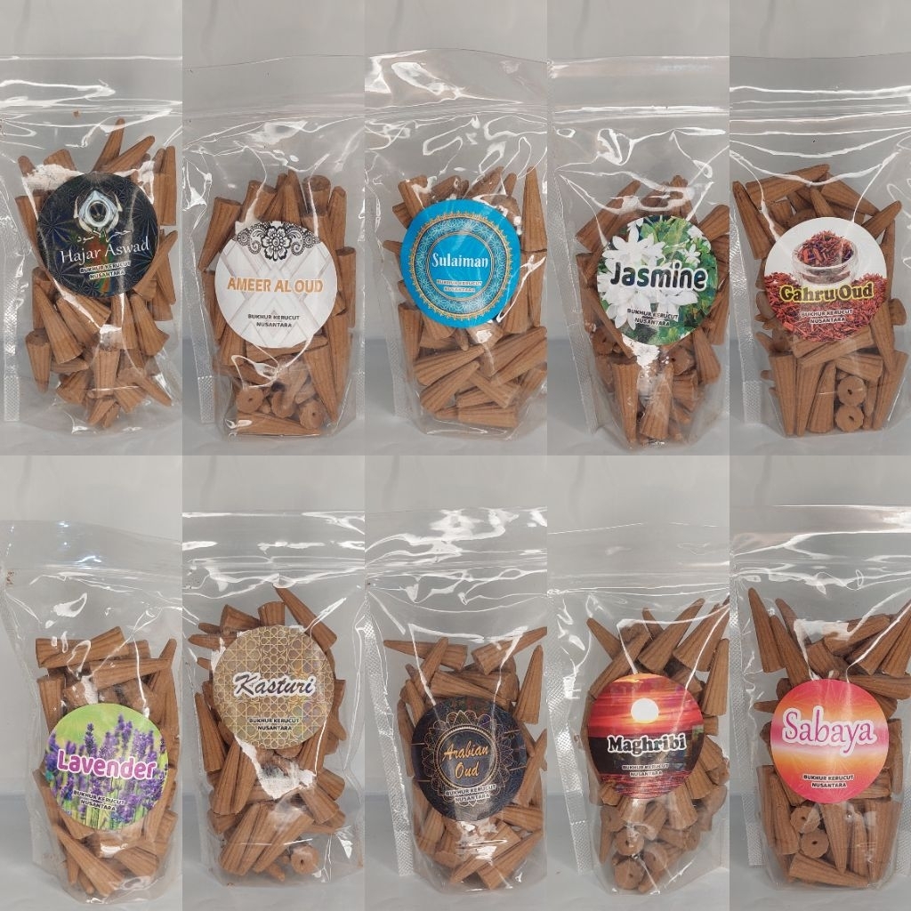 Bukhur Kerucut/ Dupa Kerucut Gaharu isi 50pcs Asap Bawah