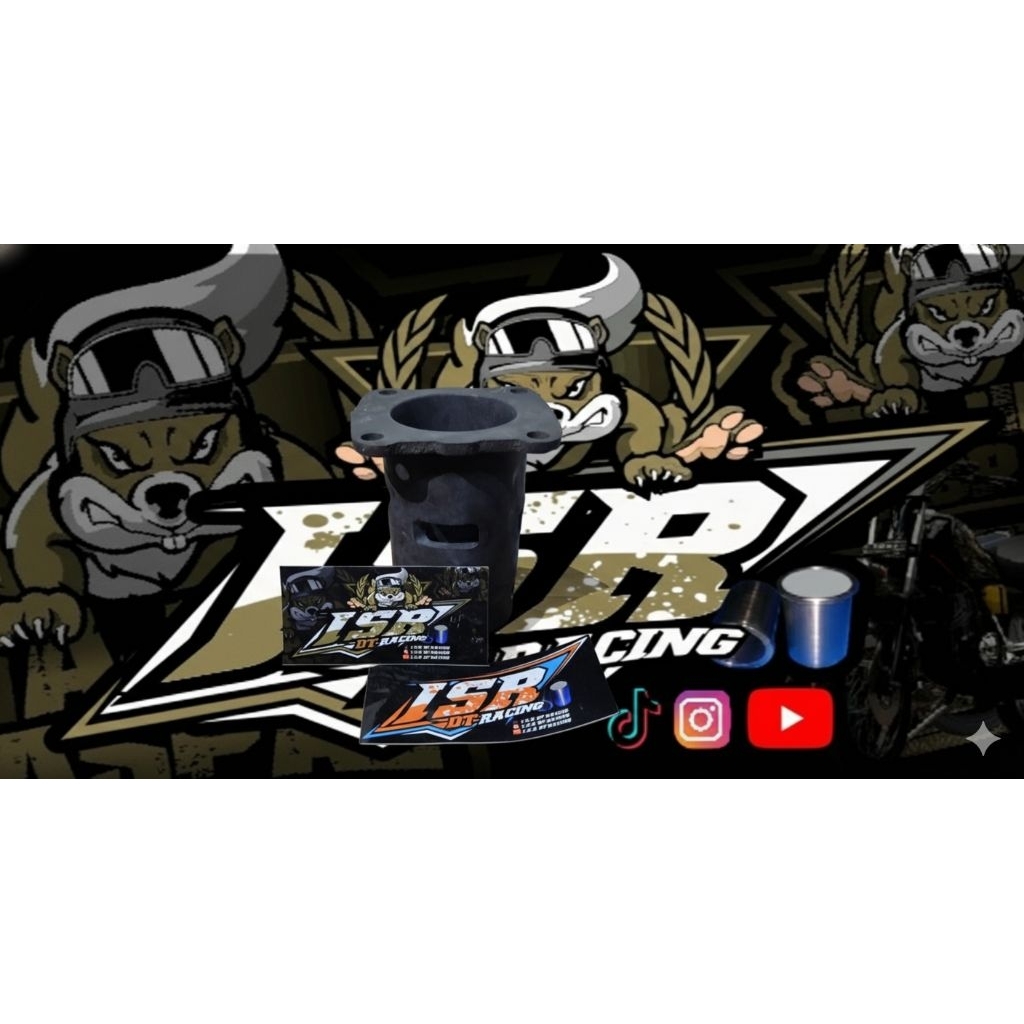 liner cylinder satria 2 tak  sistem karbonisasi.