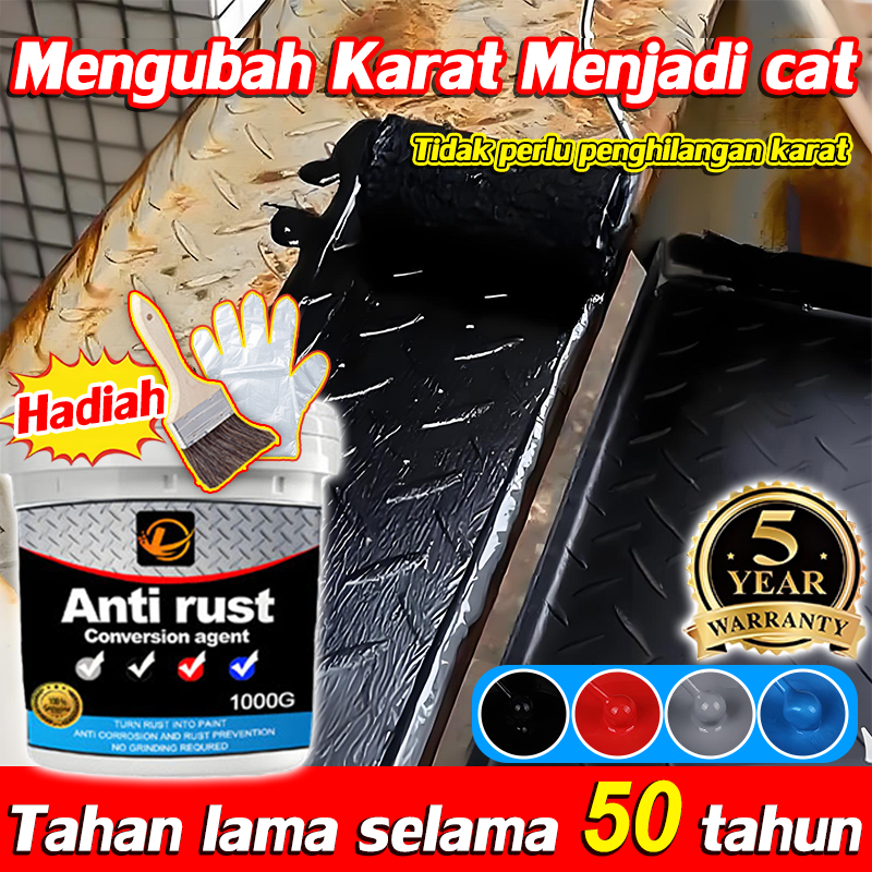 [Tidak perlu digiling]Cat anti karat Metal Pengeringan cepat 6 jam Cat penghilang karat Kirim alat A