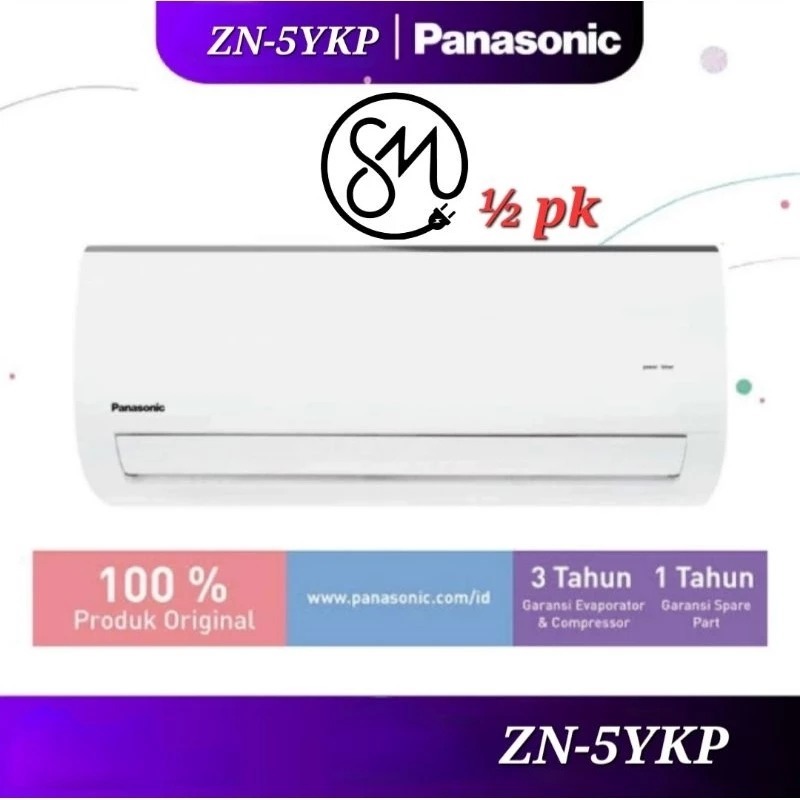 AC Panasonic 1/2 PK CS-ZN5YKP ZN5 YKP 0,5PK R32  batam