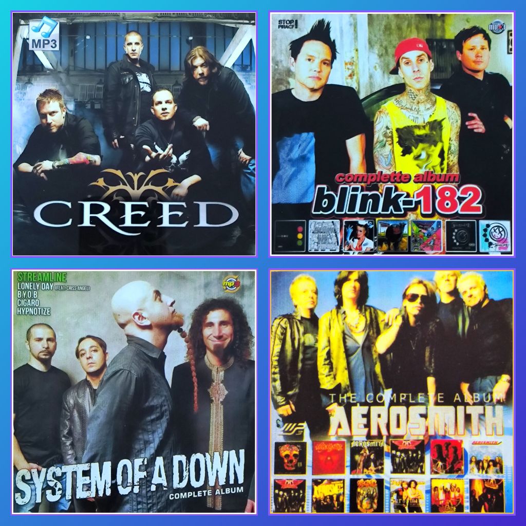 Kaset MP3 Lagu Creed - Blink-182 - Soad - Aerosmith Album Pilihan