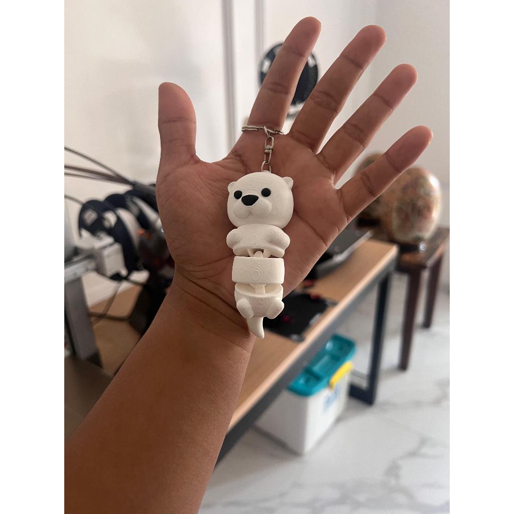Keychain lucu otter Gantungan Kunci Lucu Hewan Otter