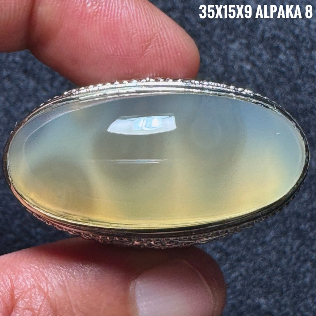 Cincin Batu Akik Natural Lafadz Allah