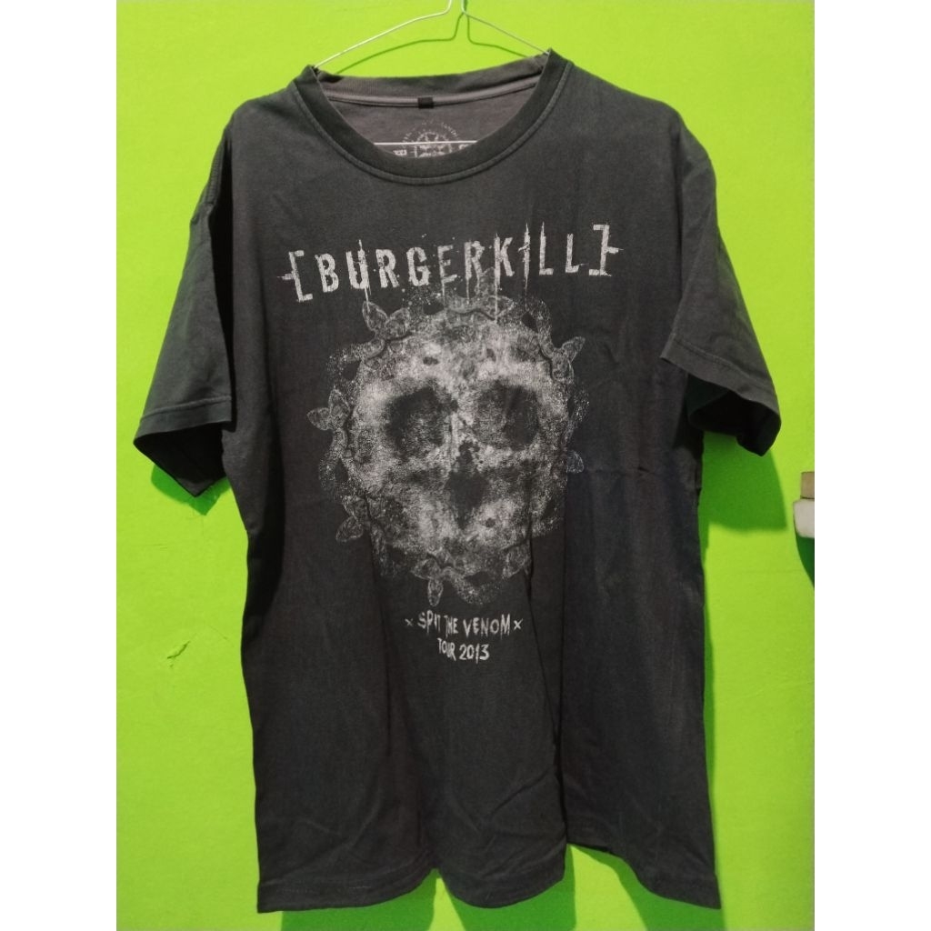 T-shirt Burgerkill SPIT THE VENOM Tour 2013 100% Original
