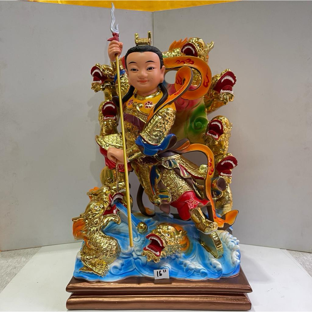 patung dewa naca 9 naga 16in / nezha / naca 16in fiber