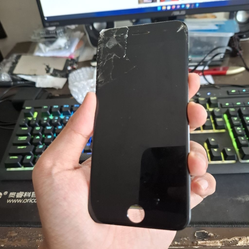 layar lcd iphone 7 biasa 100% ori copotan minus baca deskripsi