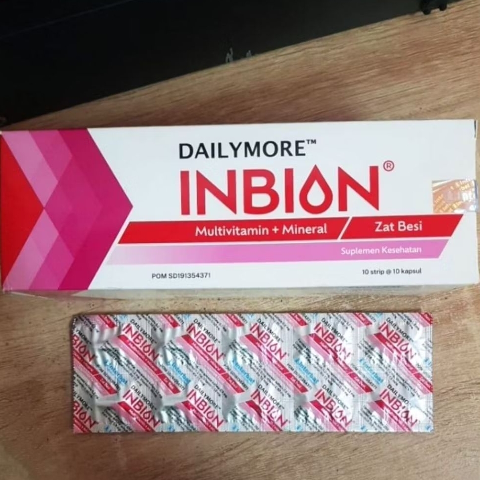 INBION STRIP 10 KAPSUL MULTIVITAMIN + MINERAL
