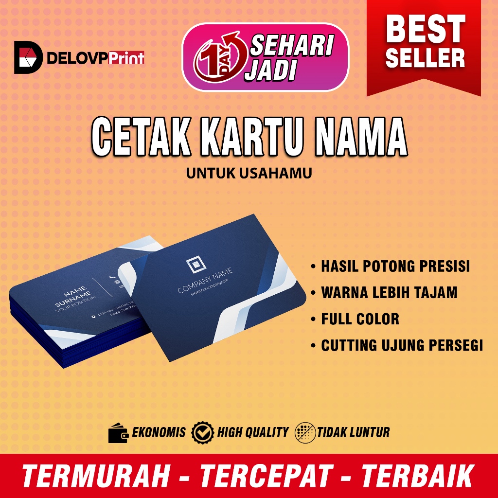 Kartu Nama / Kartu Nama Custom / Kartu Nama Premium / Name Card Print