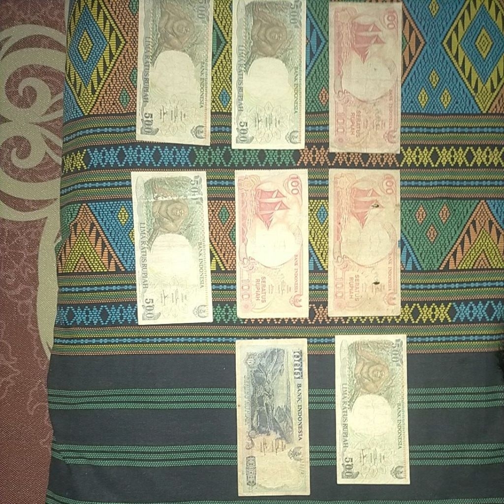 paket uang kuno tahun 1992