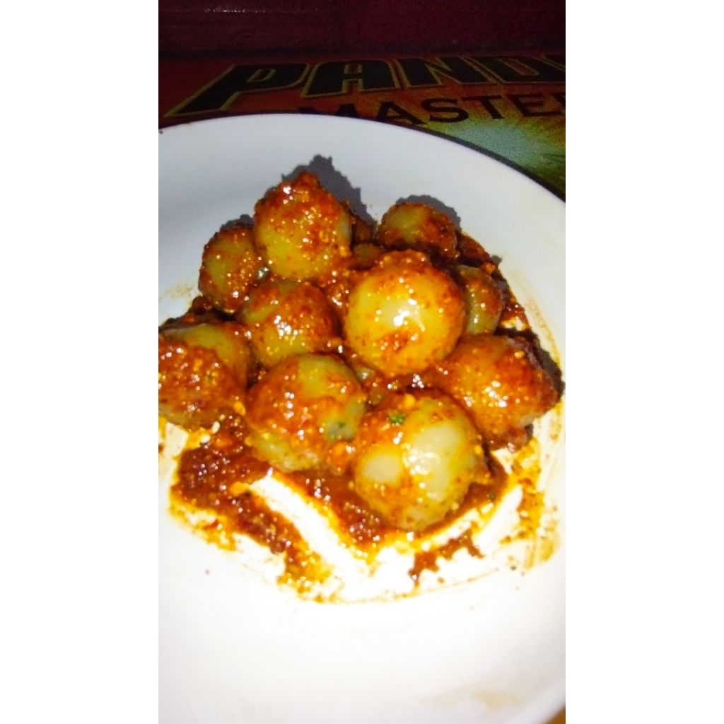 cilok jadul isi jando bumbu kacang