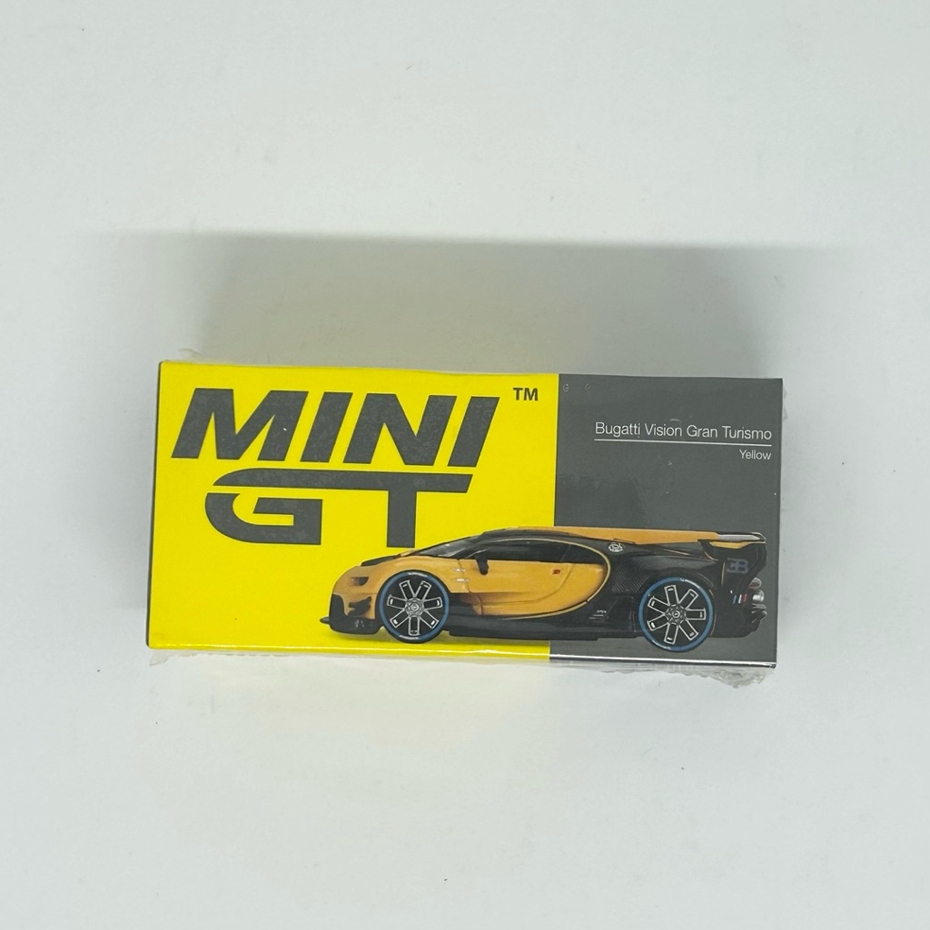 Mini GT Bugatti Vision Gran Turismo Yellow Sealed