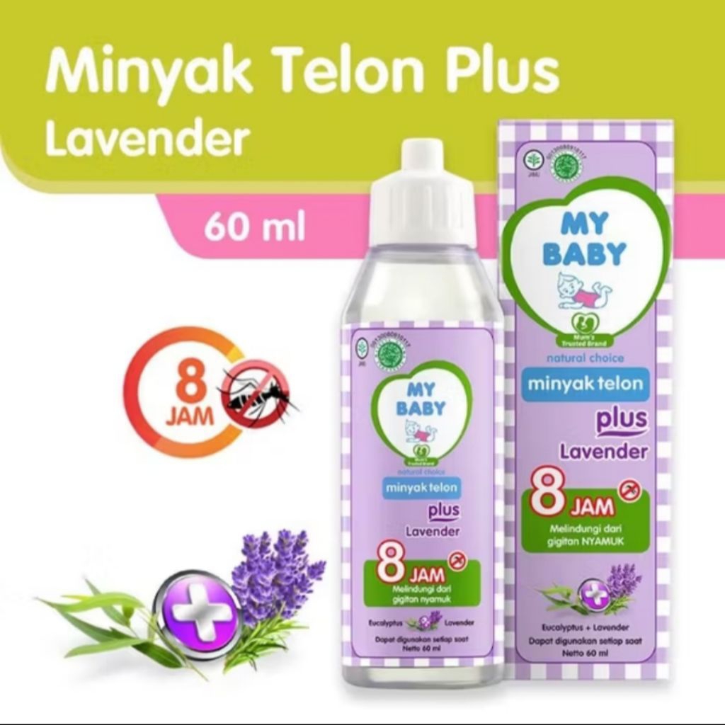 minyak telon my baby lavender 60ml 90ml 150ml,minyak telon my baby aroma lavender