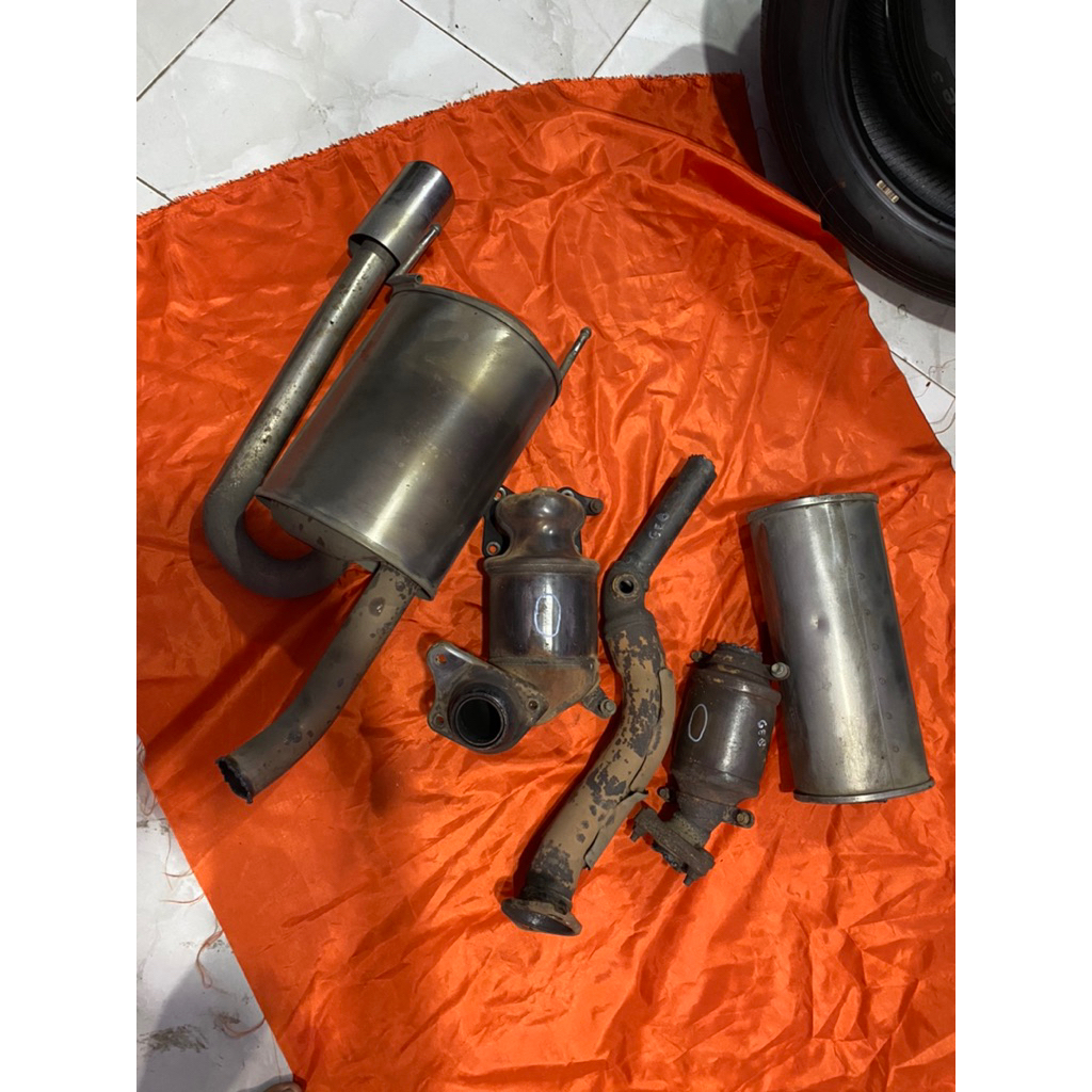 Full Sistem Knalpot Standar Mobil Honda Jazz Ge8 2008-2013 Original