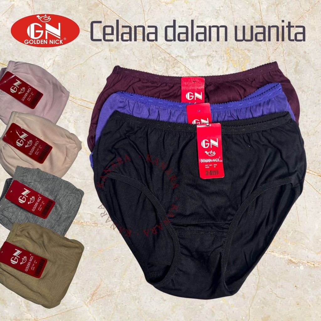 CD Celana Dalam Golden Nick Original Wanita Katun Tebal