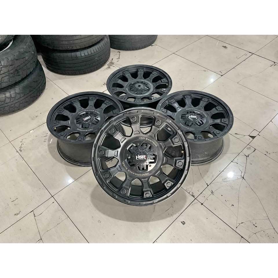 Velg bekas racing BANTENG HSR R18 X8,5 lubang10X100/127
