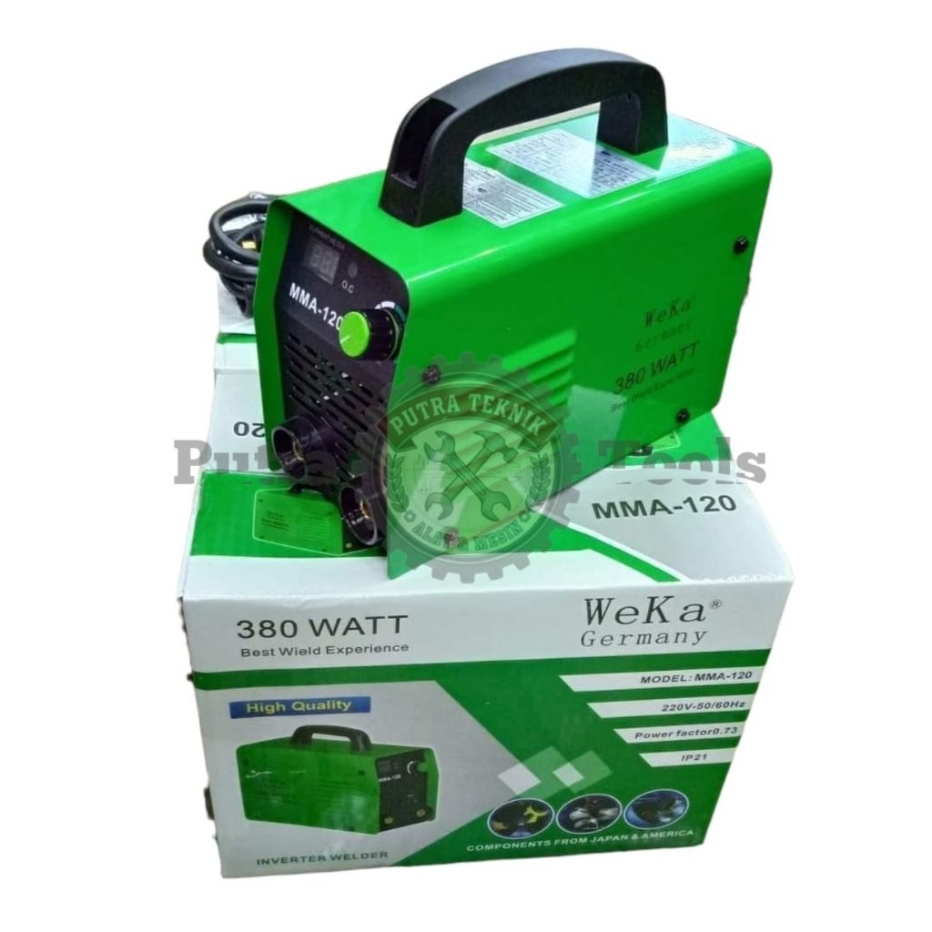 Mesin Las Inverter WEKA MMA 120-380 Watt
