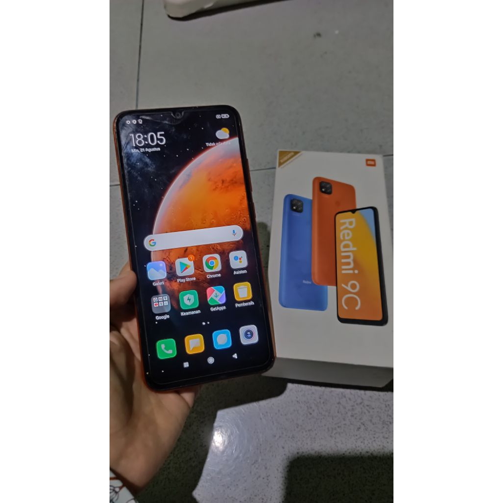 redmi 9c ram 4 64 second fulset normal nominus