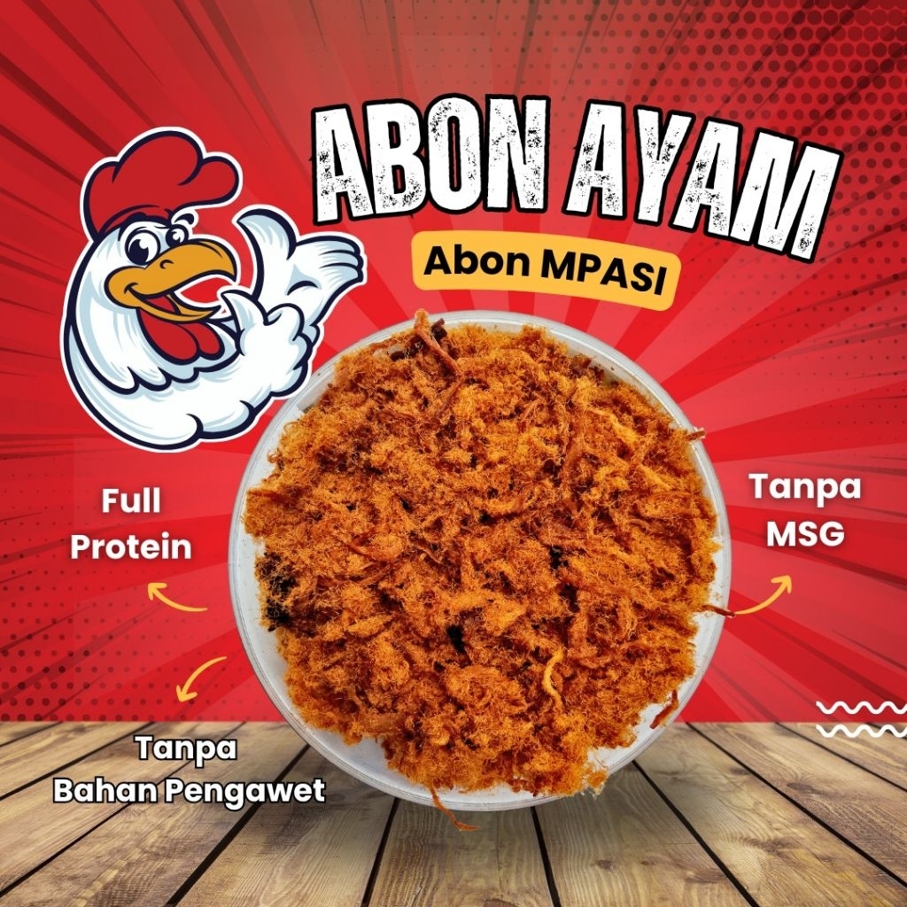 ABON AYAM Abon bayi - anak penambah nafsu makan