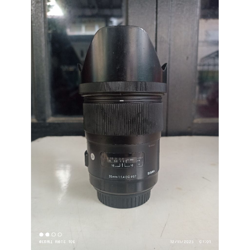 Lensa Second SIGMA ART 35MM 1:1.4 DG FOR CANON