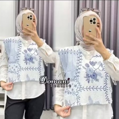 Vest Batik Wanita Modern