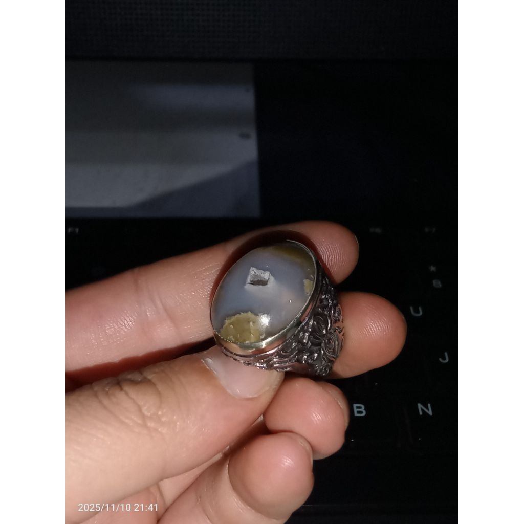 Batu Combong Natural Hijau Lumut Garut