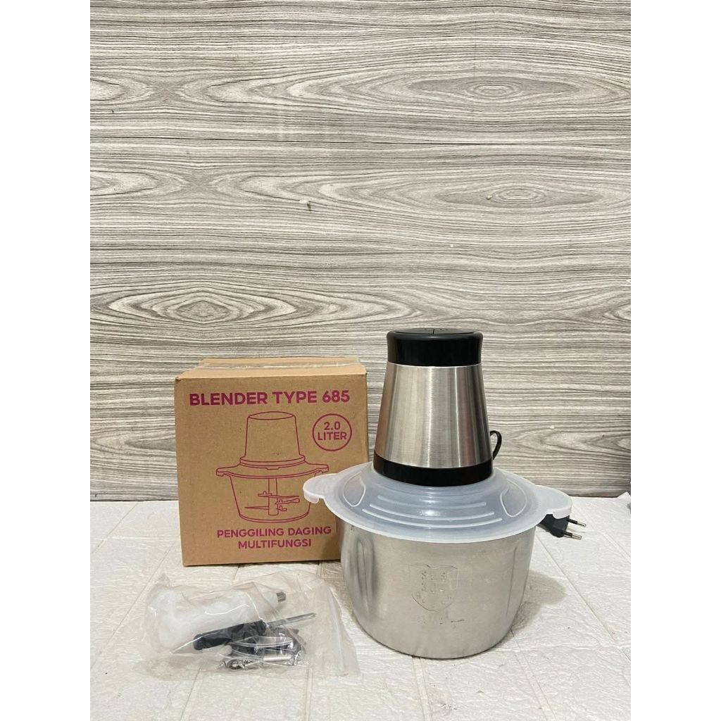 Blender Daging ST Type 685 Penggiling Daging Multifungsi 2.0 Liter untuk Masak dan Makanan
