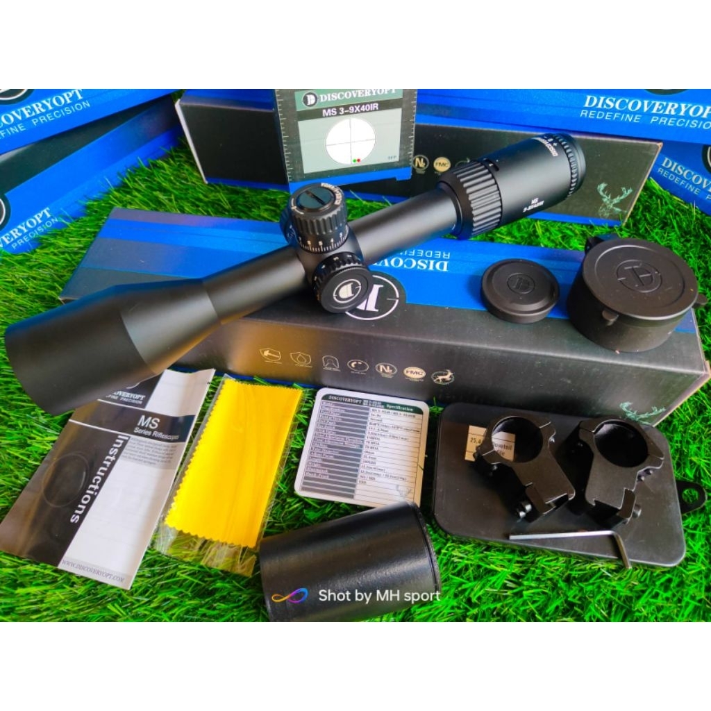 Teleskop Discovery MS 3-9x40IR Tahan Getar Anti Goyang