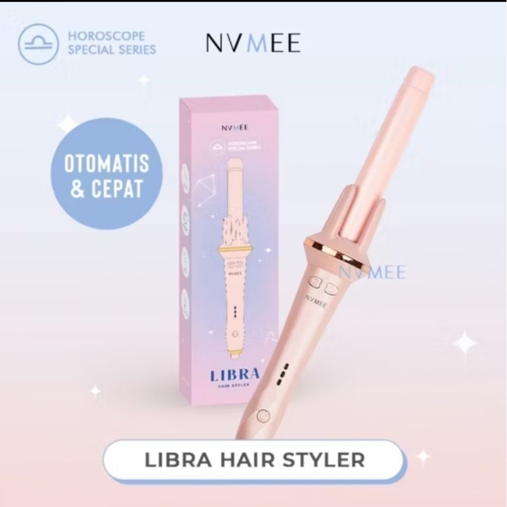 BARU NVMEE - CATOKAN KERITING OTOMATIS LIBRA / HAIR STYLER / CATOKAN CURLY