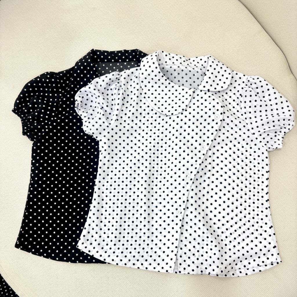 Atasan blouse kaia top polkadot