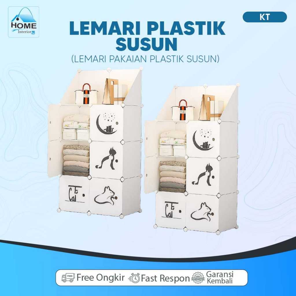 Lemari Plastik Lemari Pakaian Lemari Plastik Susun Lemari Baju Lemari Bongkar Pasang