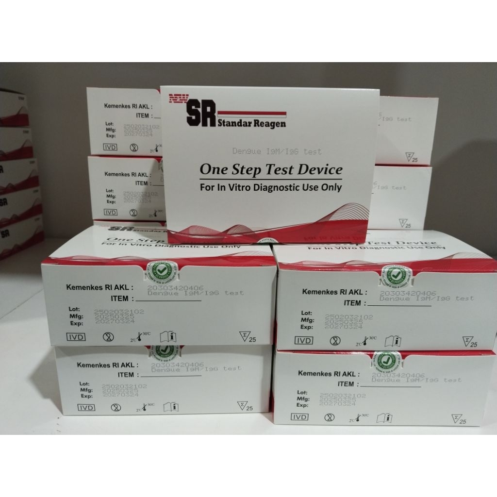 Dengue igG/igM rapid test merk standareagens