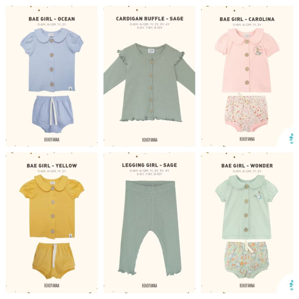 BOHOPANNA X THE OVERTEE MCBEE TEE - BURGER/CEREAL 1Y / BOHOPANNA BASIC TEE PAW PATROL - FRIENDS 1Y /