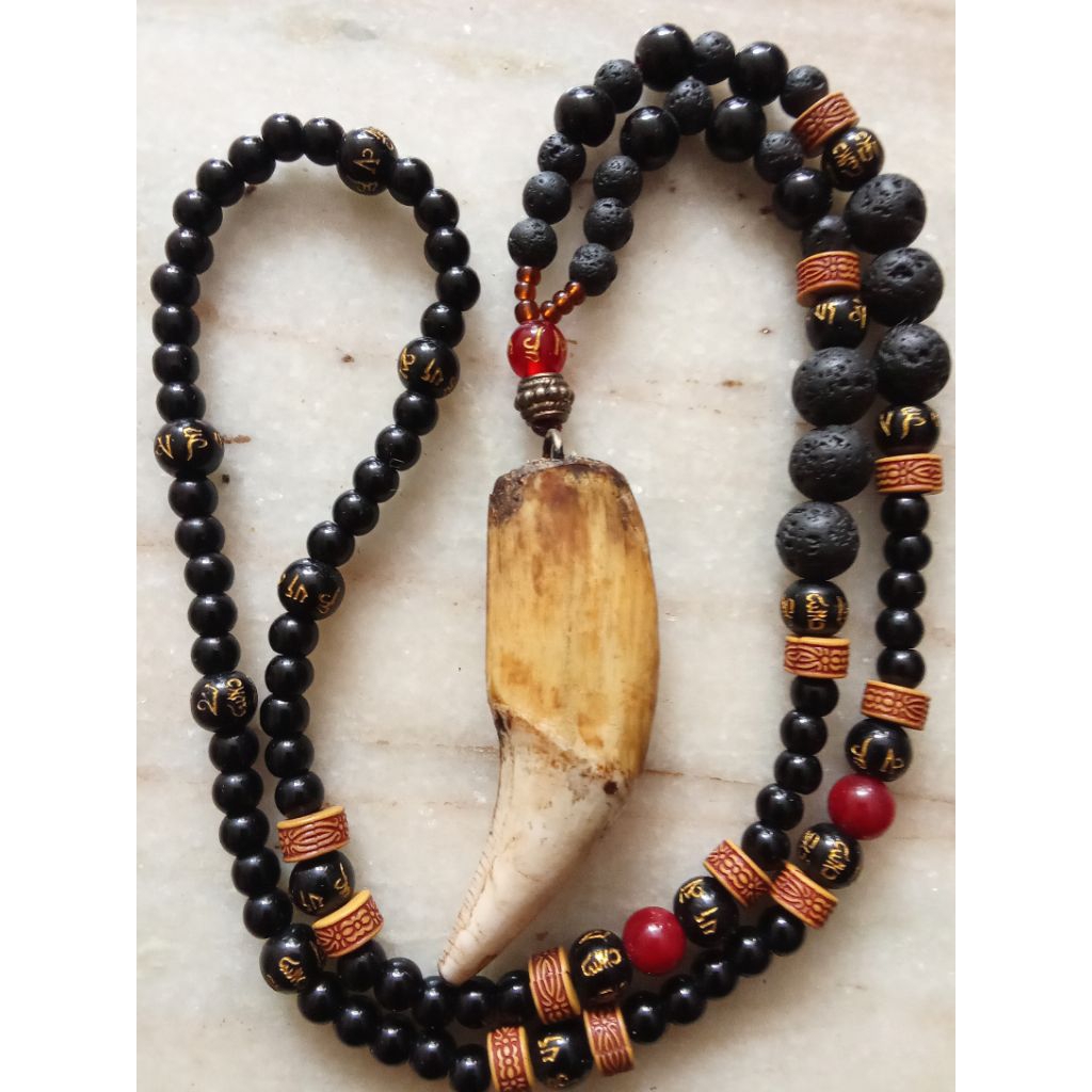 Kalung Liontin Taring Beruang Romo999 acc+