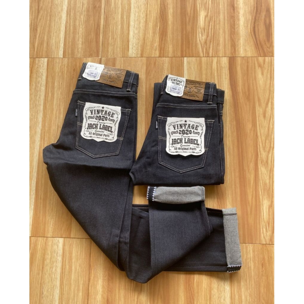 CELANA SELVEDGE DENIM JACK LABEL 14OZ | DIJAMIN KAKU.