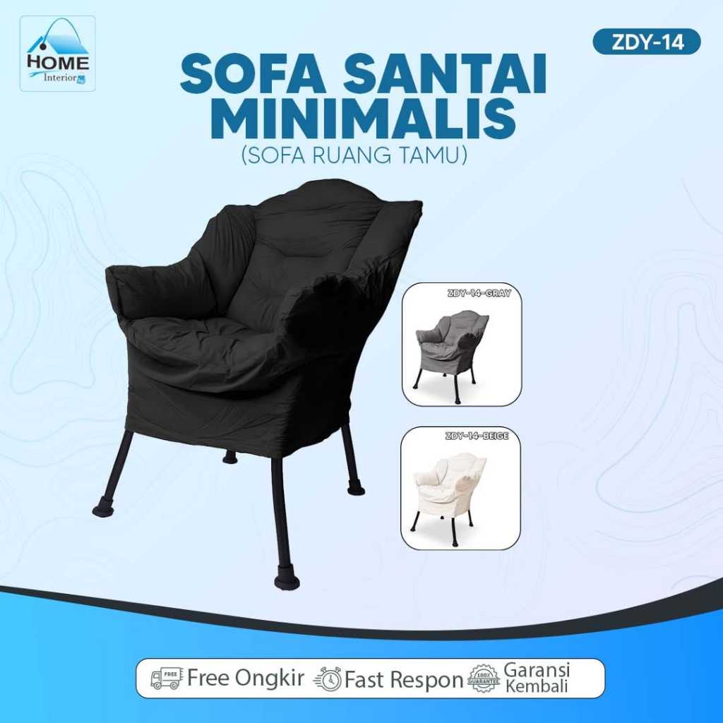 Sofa Santai Minimalis Ruang Tamu Sofa Sofa Depan Tv Minimalis Kursi Malas Lembut Nyaman untuk Tamu T