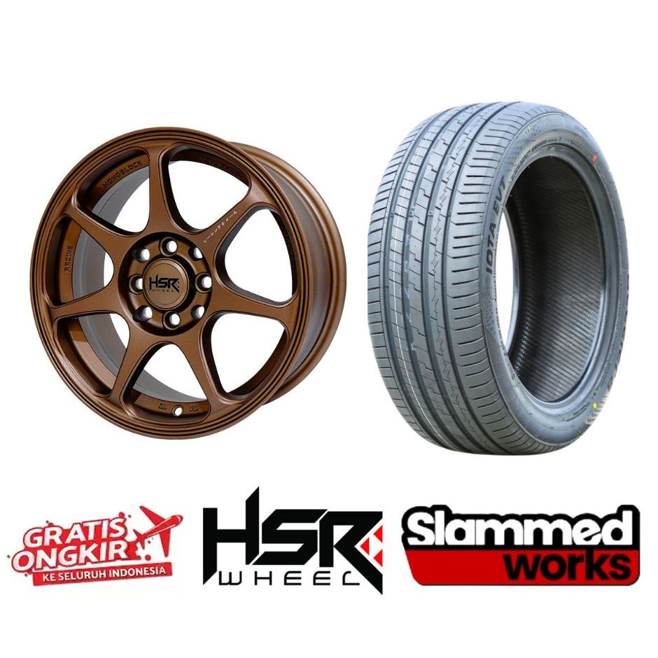 Paket Velg Dan Ban Ring 15 Hsr Plus Ban Untuk Brio Sigra Agya Ayla Dlln  Geratis Ongkir