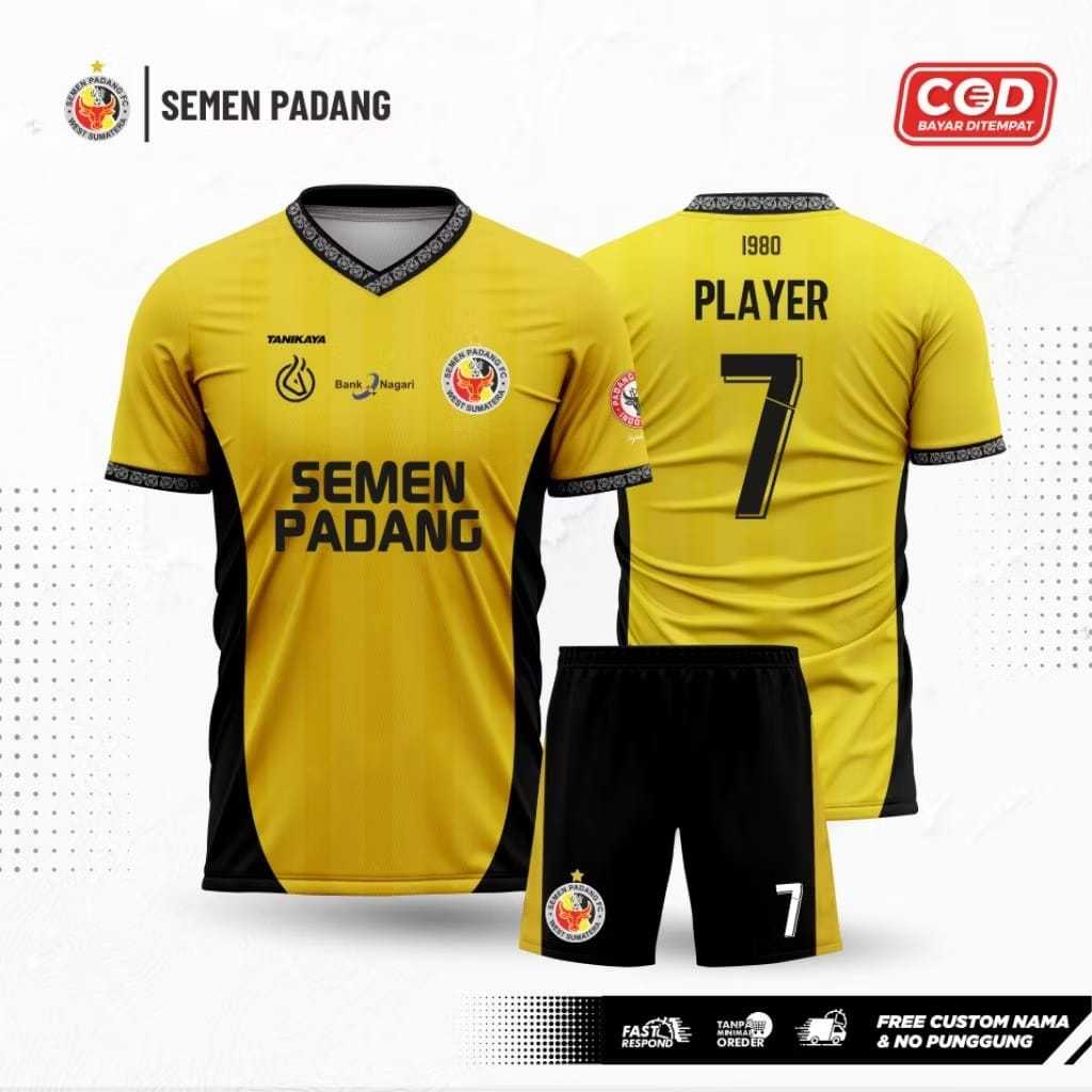 JERSEY SEMEN PADANG TERBARU 2025-2026 GRATIS NAMA & NO PUNGGUNG